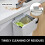 Odorless Kitchen Waste Container, Wall Mountable Compost Bucket for Kitchen, Bathroom, Laundry Room Waste Collection 6