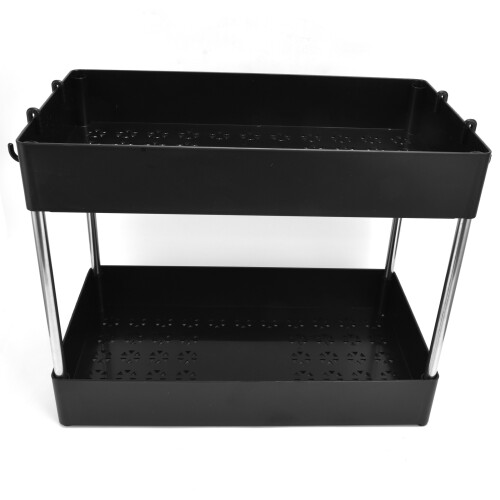 Carbon Steel Storage Rack, Multi-function Kitchen Organizer, Compact Space-saving Design, Durable Utility Shelf, Wide Range Of Applications For Closet 1