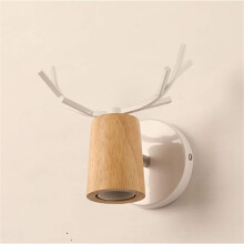 Antieke wandlamp met geweien voor hal en woonkamer, vintage design, decoratieve wandlamp met E27 fitting en LED-lichtbron voor café en kantoor