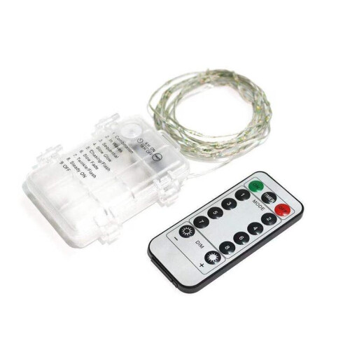 Fairy String Lights, 10M 100 Leds With Warm White Glow, Flexible Copper Wire For Creative Decorations 2