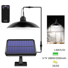 Solcelledrevne pendellamper, energibesparende med justerbart solpanel, automatisk lampe fra skumring til daggry til have, gårdhave, terrasse,
