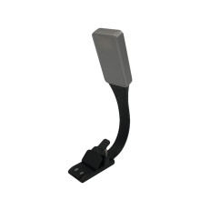 Lampe de lecture réglable et portable avec batterie rechargeable USB-C pour une longue durée d'utilisation et col de cygne flexible à 360 pour