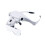 Helmet Magnifier With LED Light, 5 Interchangeable Lenses For Hands-Free Magnification 1