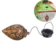 Lanternas decorativas multifuncionais, lanternas solares com eficiência energética para decoração de festas em jardins externos, design retrô em