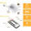 Fairy String Lights, 10M 100 Leds With Warm White Glow, Flexible Copper Wire For Creative Decorations 8