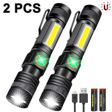 Ultimat ultrafiolett løsning, 395nm høytytende LED-lampe for omfattende oppgaver, robust og vanntett design, 7-modus belysning,