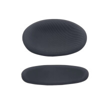 Front Rear Head Padding Pad For Mate Quest Pro VR Headset, Silicone, Sweatproof, Reduces Head Pressure, Black