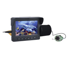 Fish finder, video fish finder, 4.3inch LCD monitor, 1000TVL, underwater fishing camera kit, white lights for winter, ice, lake, sea fishing F008b