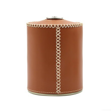 Gas Tank Leather Protector For 230g And 450g Camping Canisters, Leather, Large, Brown