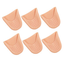 3 Pairs of Breathable Protectors with Air Holes, SEBS Material, Comfortable for Dance Shoes, Size: 10x9cm (As Shown)