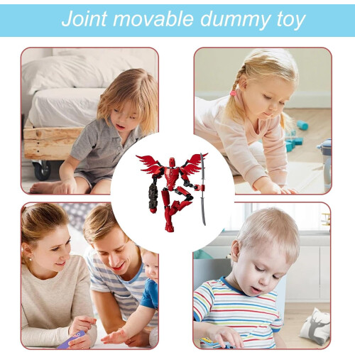 Action Figures, MultiJoint Mobile Robot  Movable Ornaments, Collector's Model 2