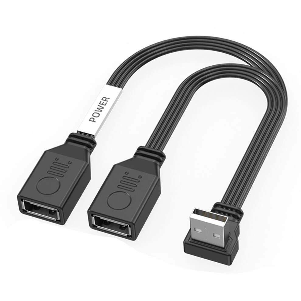 Usb Splitter Cable Usb 2.0 1 Male To 2 Female Dual Charging And Data Extension For Pc Laptop Car 9382693802750