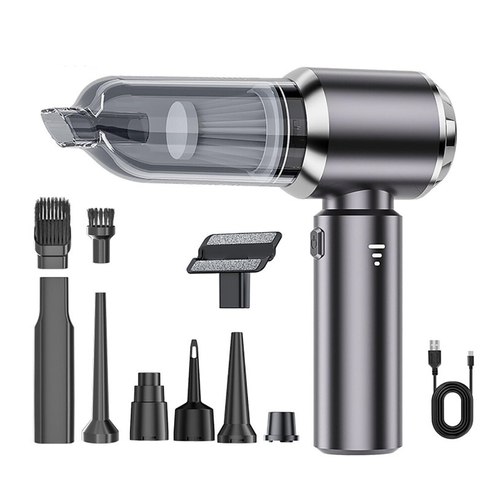 Blower Vacuum Threespeed Handheld Cordless Car Vacuum Rechargeable Brushless Motor Suction Black 9412369122384