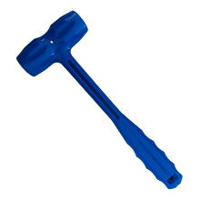 Rubber Mallet DoubleSided Smooth Face, NonSlip Handle, Floor Hammer Blue For Jewellery Making And Leather Crafts