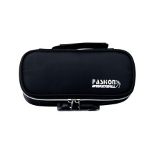 Large Capacity Pencil Case with Password Lock Solid Color Pen Box Pen Holder School Stationery, Black, plain, Unit size