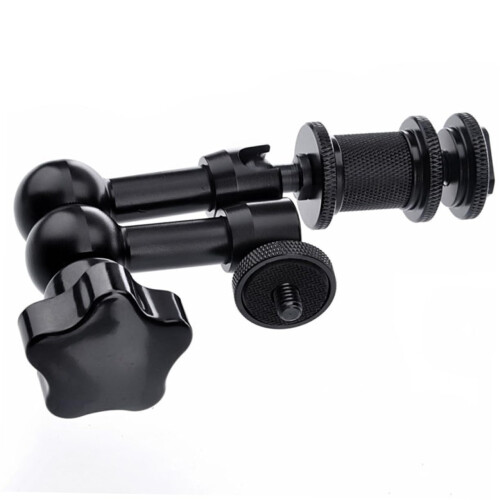 2 Pieces Magic Arm Articulated Arm Black