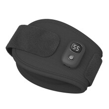 Electric Wrist Warmer Heated Wrist Band With 3 Temperature Levels USB Rechargeable Adjustable For Cycling Hiking Black