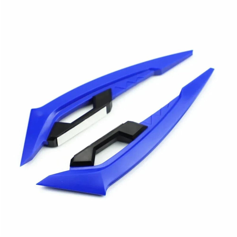 Motorcycle Deflector 250Sr Side Winglet 1 Pair Aerodynamic Fairing Wing Spoiler Blue 9189345022555