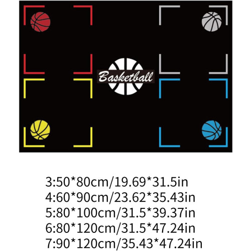 Basketball Footstep Training Mat Indoor Practice Mat Traction Board For Home Use Footwork Training 1