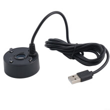USB Powered 5V Mist Maker with LED Lighting Ideal for Aquariums, Vases and Other Decorative Applications (Black)