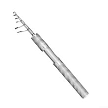 Telescopic Fishing Rod Ultra Short Design Adjustable Length 1.65M Carbon Fiber Construction For River Lake Boat