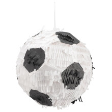 Football piñata for birthday parties, sportsthemed decorations for kids' parties, candyfilled hanging party decor for unforgettable celebrations.