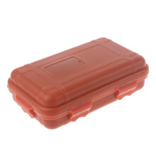 EDC Outdoor Survival Waterproof Equipment Sealed Box Dustproof PressureProof Orange Portable Hard Case