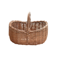 Multipurpose Sturdy Wicker Fruit Basket Portable-Unlined