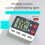 Kitchen Double Channel Timer with Adjustable Alarm and Large 5