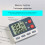 Kitchen Double Channel Timer with Adjustable Alarm and Large 6