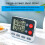Kitchen Double Channel Timer with Adjustable Alarm and Large 2