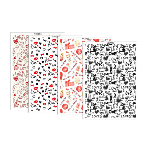 Papier de transfert d'argile en forme de cœur-YH93949596