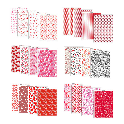 Papier de transfert d'argile en forme de cœur-YH93949596 1