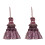 Hanging Pendant Unique Ethnic Pattern Curtain-Purple 1