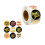 Christmas Wrapping Labels Self-Adhesive Labels for-2.5cm 1