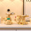 Small Object Tray Bear Key Tray Resin Decorative Tray for-1 7
