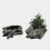 Artificial Tree Stumps Vase Decorative Planter Pots Barks-grey 6