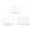 Spacious Pen Holder Acrylic Desk Organizer-Fixed frame 27 x 12. 2