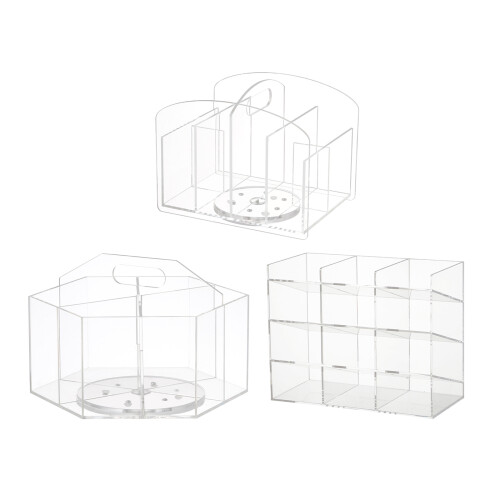 Spacious Pen Holder Acrylic Desk Organizer-Fixed frame 27 x 12. 1