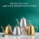 Multipurpose Serving Pots Teapots Professional-Silver 1.5L 3