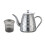 Large Teas Kettles Cold Kettle Juice Container-Silver 1.8L 1