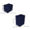 Plushes Flockeds-Marineblauer dritter Stock 3