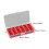 Bobbins Case 30 Grids ABS 18x9x3cm Dustproof Easy-red   black 4