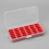 Bobbins Case 30 Grids ABS 18x9x3cm Dustproof Easy-red   black 6