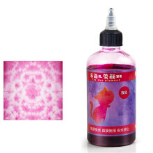 Fabric Tie Dye 250ml Tie Dye Color Fade Resistant Safe-rose red
