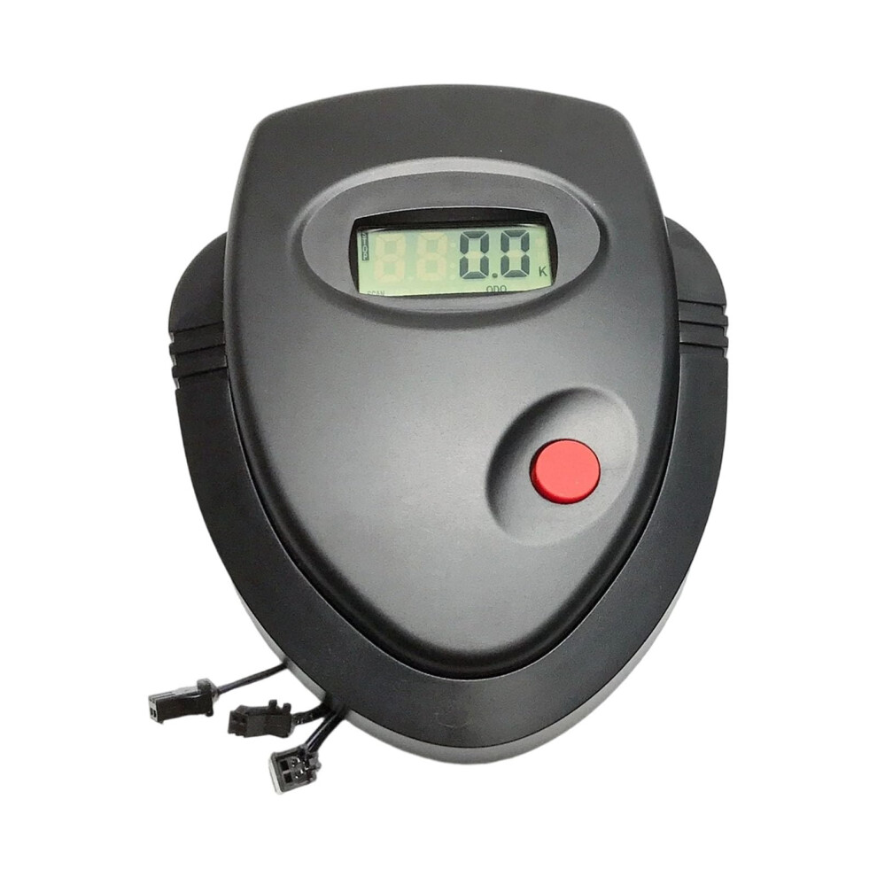 Exercise Bike Monitor with LCD Speedometer, RealTime Heart Rate and Calorie Display for Gym