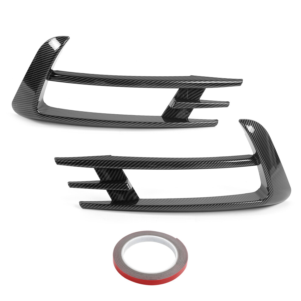 Fog Lamp Lower Bumper Grill Carbon Fiber Look Car Exterior Accessories Personalize And Upgrade Your Exterior Provide Certain Protection For The 9190834839349