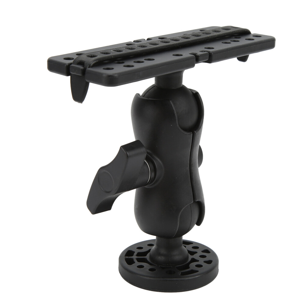 Universal Boat Fish Finder Electronics Mount 360 Degree Rotation Ball Mount Design Durable Nylon Material Rubber Strap Protection Marine Navigation 9190834839745