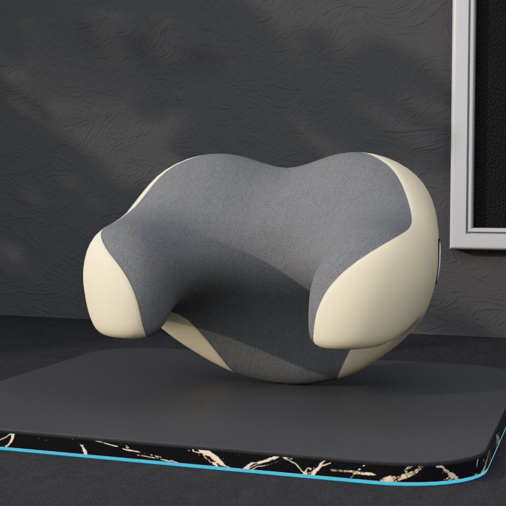 Ergo Car Headrest Pillow For Neck Support, U Shaped Car Pillow Memory Foam Core Breathable Cover Adj Strap Easy To Install Replacement Pillow Cover 9190834534527