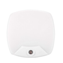 (As show, One size) Mini LED Night Light Automatic Sensor Light Control Child Kids Baby Bedroom Lamp(white)